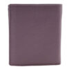 Geldbörse aus Nappaleder, Flieder mit Welle (9 x 10 x 2 cm) – Bild 4