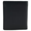 Geldbörse aus Nappaleder, Navy mit Welle (9 x 10 x 2 cm) – Bild 4