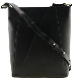 Tasche aus festem Fettleder Farbe changiert durch Nutzung (ca. 23 x 27 x 7,5), verfügbar in dunkelbraun, dunkelblau, schwarz