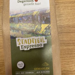 Stadtteilespresso „Degerloch genießt fair“, gemahlen, 250 g aus Burundi