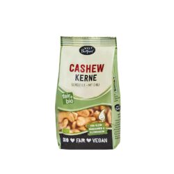 Cashew-Nüsse, geröstet, gesalzen, mit Chili, bio°, 125g
