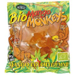 Bio-Mango Monkeys°, Fruchtgummi, 100g – exotisch-fruchtig, mit Bio-Mangopüree von Preda/Philippinen