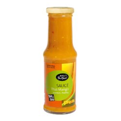 Sauce Thai Mango, bio°, 200ml, vegan – würzig-nussig, mit Bio-Mangopüree von Preda/Philippinen – ideal für die asiatische Küche