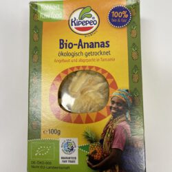 Bio-Ananas, ökologisch getrocknet, vegan, 100 g