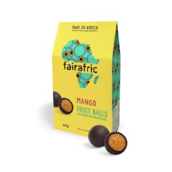 fairafric Fruit Balls Mango, mit Zartbitterschokolade umhüllt, bio°, 100g, vegan