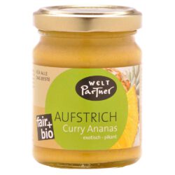 Brotaufstrich Curry Ananas, bio°, 125g, vegetarisch – exotisch-pikant