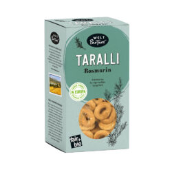 Taralli, bio°, italienisches Salzgebäck mit Rosmarin, 200g – nach italienischer Rezeptur