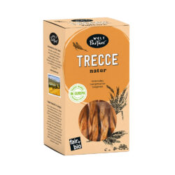 Trecce, bio°, italienisches Salzgebäck aus Vollkornmehl, 175g – nach italienischer Rezeptur